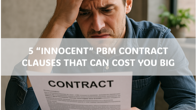 PBM contract clauses